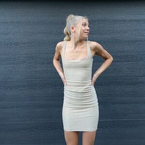 Chic Cream Mini Dress